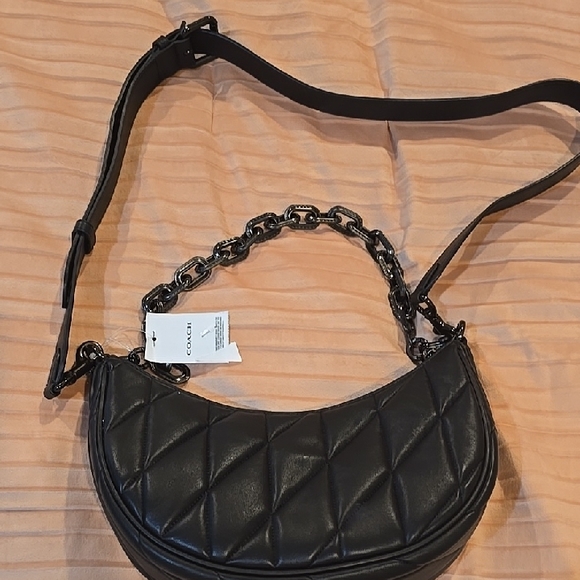 Black Quilted Shoulder Bag